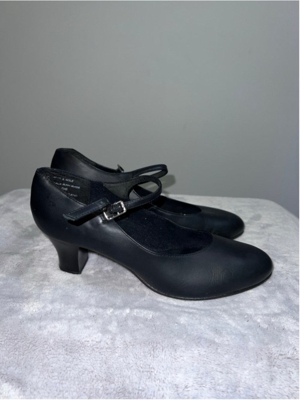Women's Capezio Black Mary Jane Heels Size 8.5